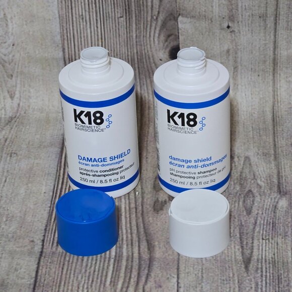 K18 Biomimetic Hairscience Damage Shield Shampoo & Conditioner Set 8.5 Oz NEW - Picture 5 of 5